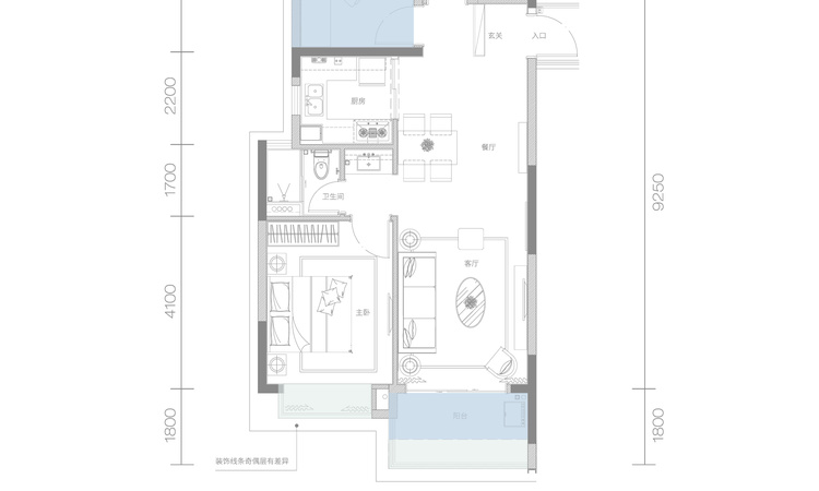 仁恒河滨花园楼层平面图