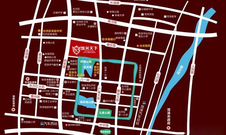 凯兴天下交通图