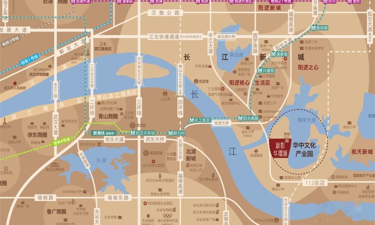 新影华翔城交通图