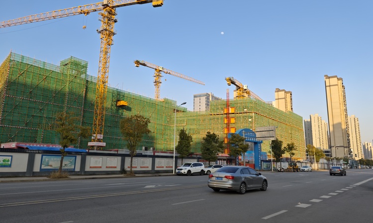 恒伟·君樾洋湖施工进度图