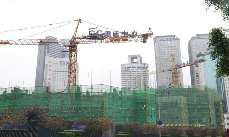 重庆中心实景图