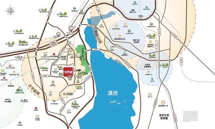 浩创悦山湖交通图
