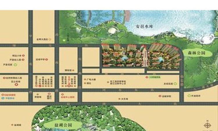 金海湾二期交通图