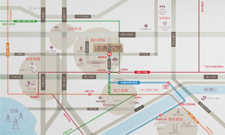 广宇东港空间周边配套图