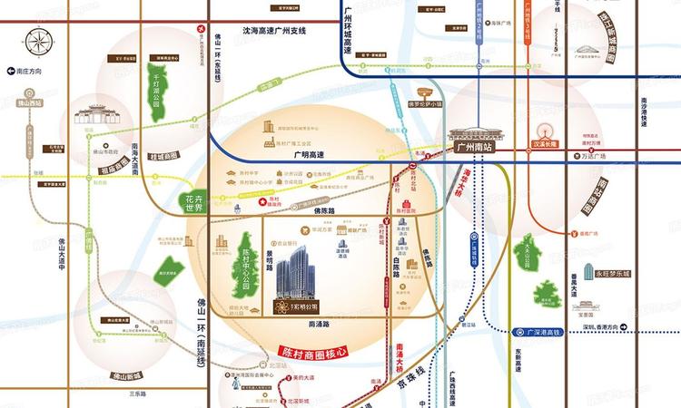 宏宇·宏裕公馆交通图