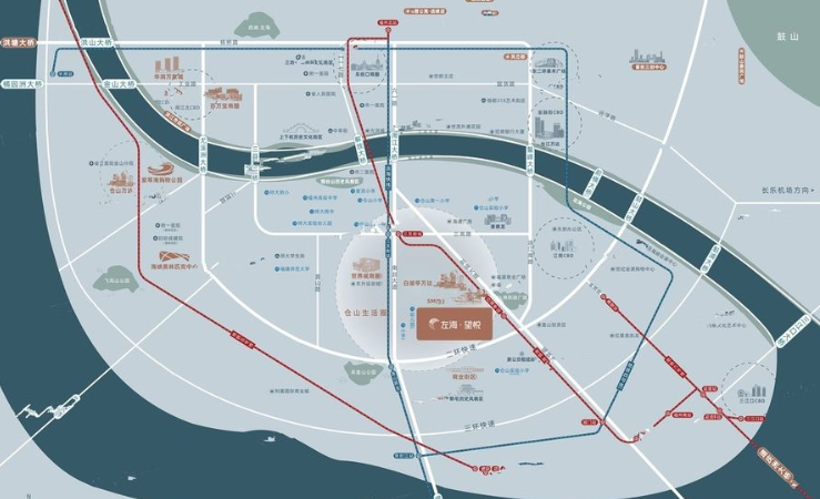 左海望悦交通图