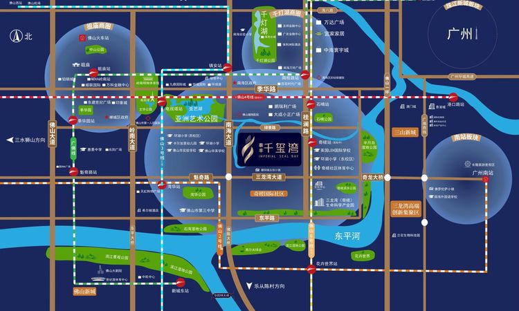 泰丰千玺湾交通图