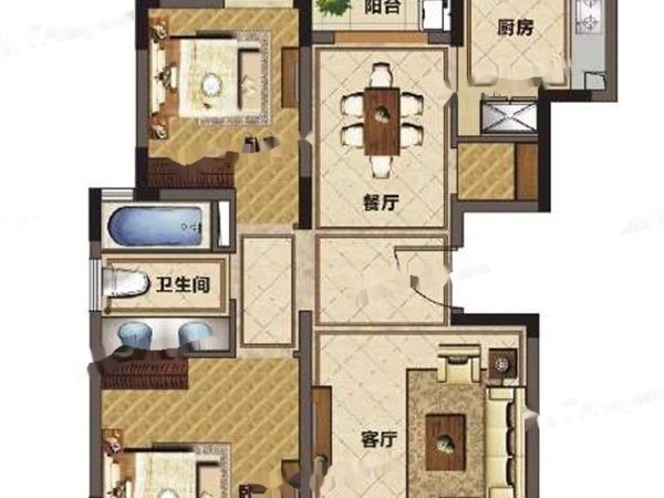 鑫远·太湖健康城楼层平面图