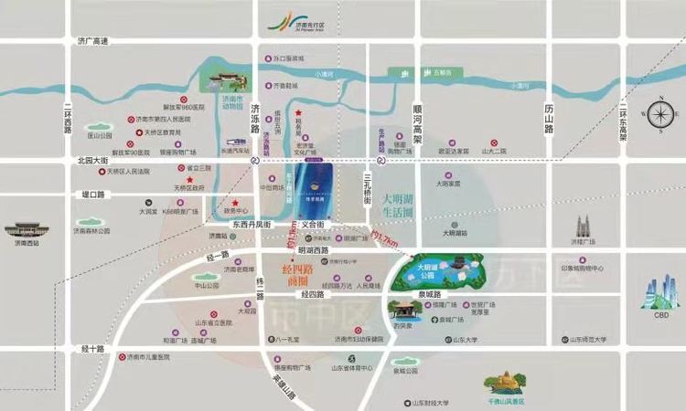 金科连城博翠明湖交通图