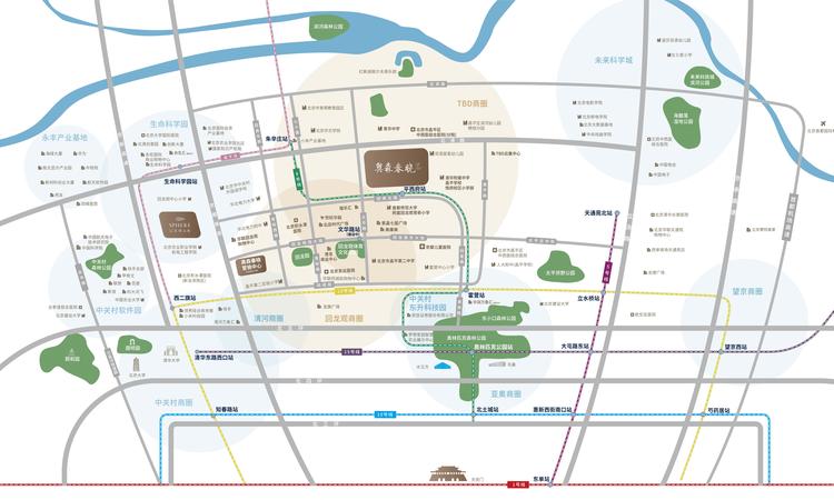 奥森春晓交通图