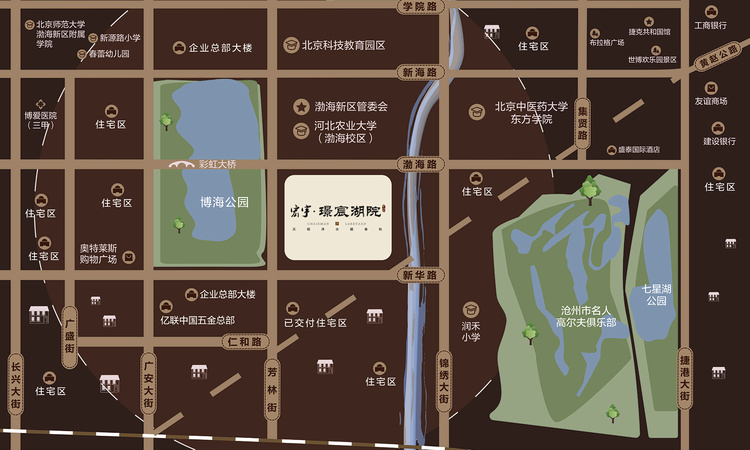 宏宇·璟宸湖院交通图