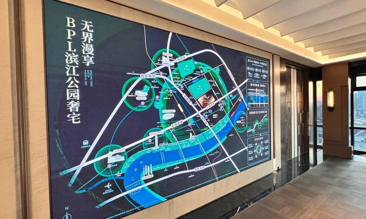 翎翠滨江交通图