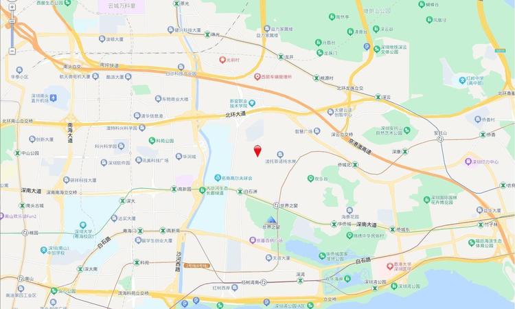 绿景白石洲璟庭交通图