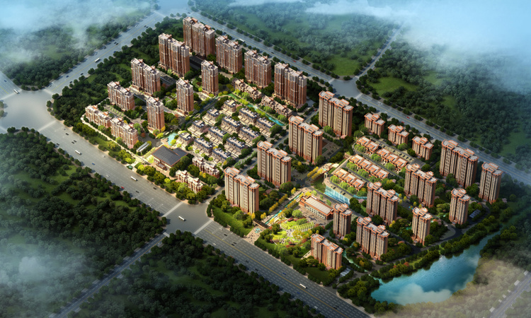 尊品御景苑效果图