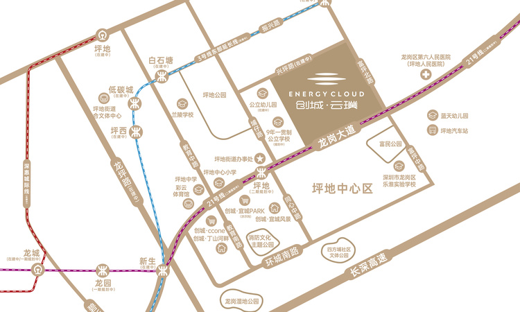 云璞花园交通图