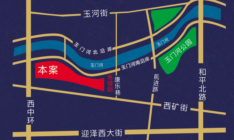 兴业西部新区交通图