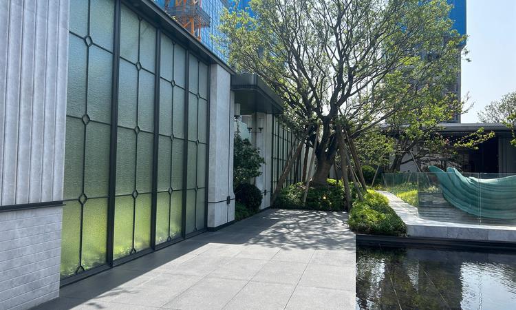 国贸中国铁建·西派海上施工进度图