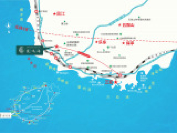 麓鸣海交通图