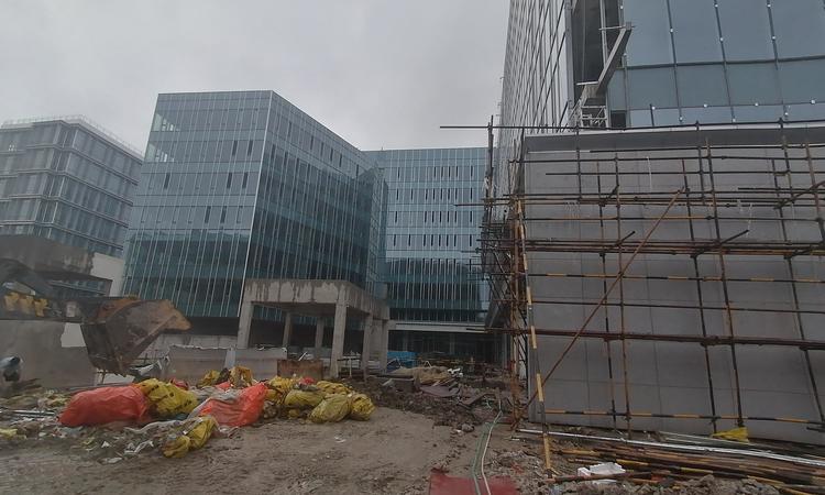 上海富力环球中心施工进度图