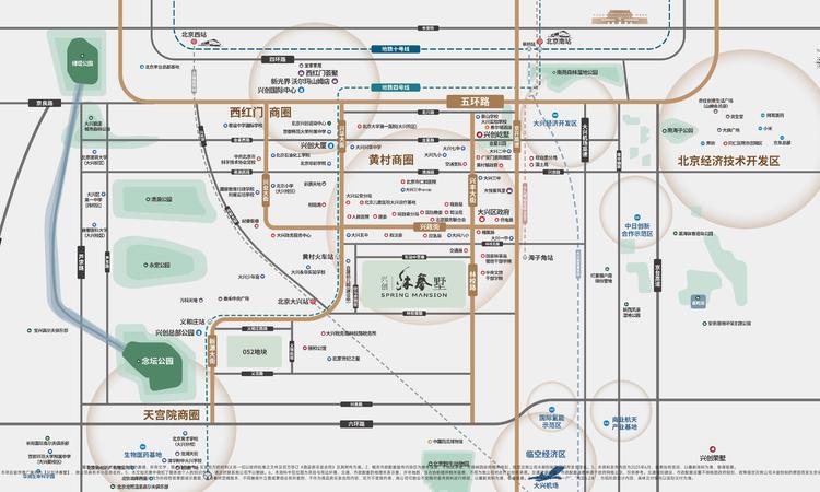 兴创·沐春墅交通图