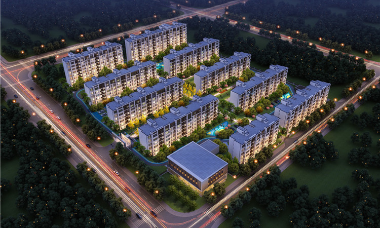 财信河西府效果图