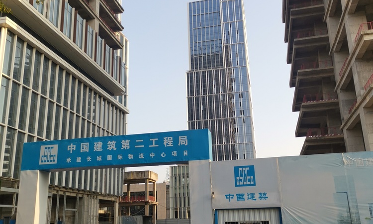 中洲铂玺坊施工进度图