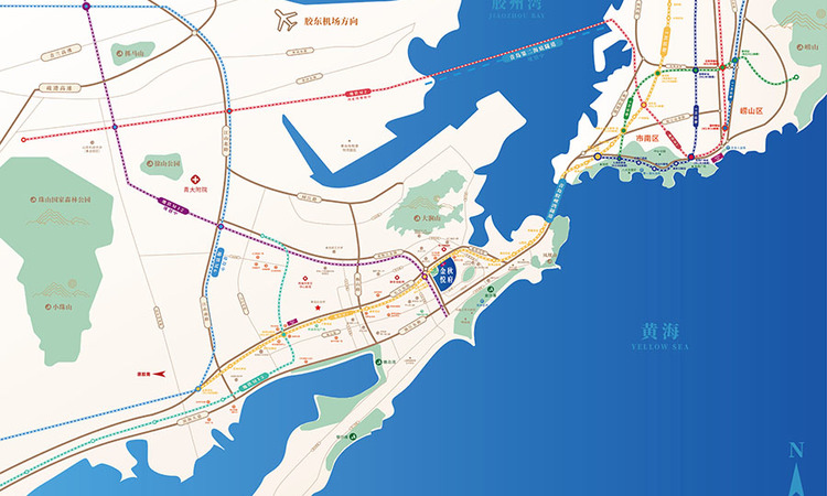 金秋悦府交通图