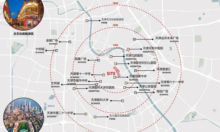 信达⠂格调美古花园交通图