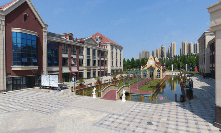 浙商欧式商业步行街实景图