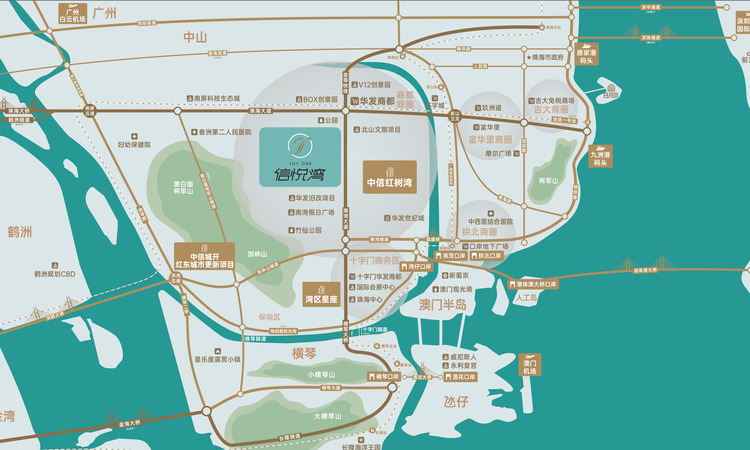 信悦湾大厦交通图