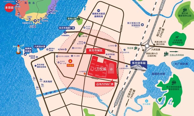 东方万悦城交通图