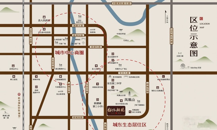 奥园朗境交通图