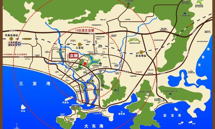 水墨轩香交通图