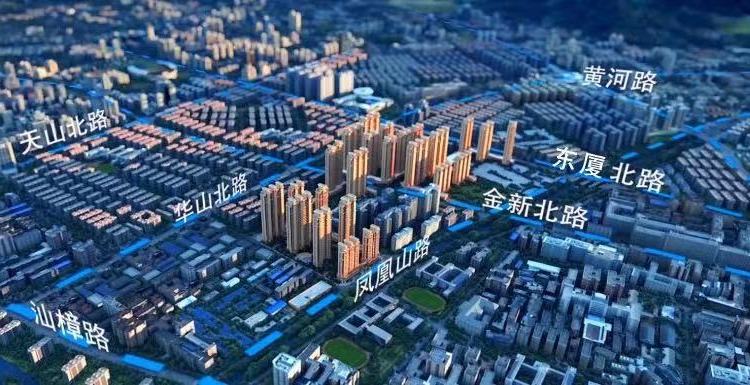 汇悦春天二期交通图