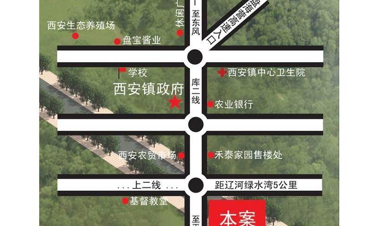 禾泰嘉园交通图