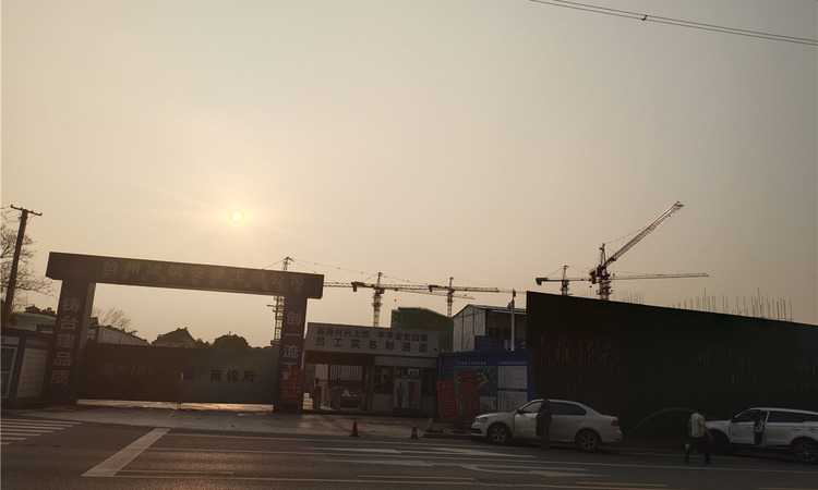 蓝光雍锦府施工进度图