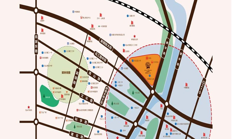 松石·御景江山交通图