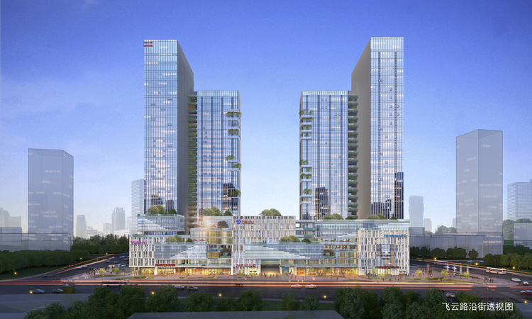 瀚德·IBC汇智广场效果图