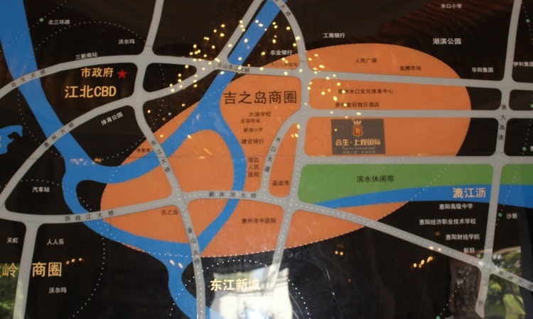 合生上观国际交通图