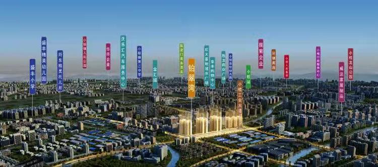 卓越铂翠湾周边配套图