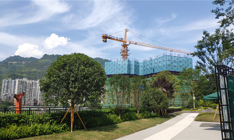 武隆碧桂园江山赋施工进度图