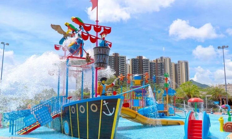 恩平泉林黄金小镇实景图