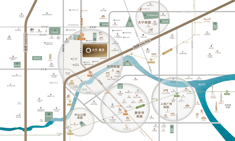 大华峯荟交通图