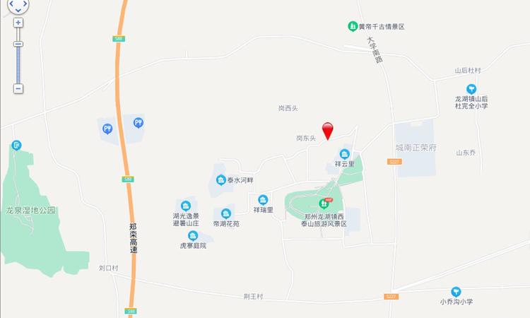 绿城·郑州桃花源交通图