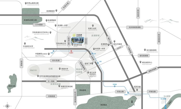 平高创业城交通图