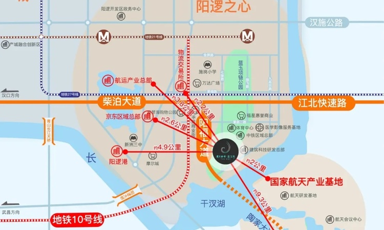 楚天都市蓝玉湾交通图