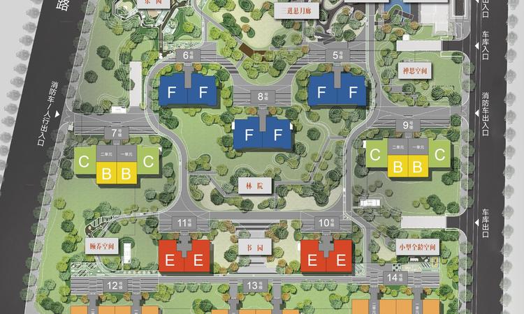 长安悦玺楼层平面图