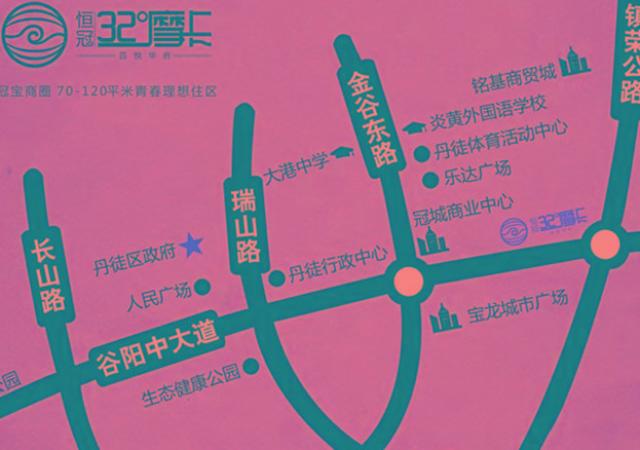 恒冠32°摩卡交通图