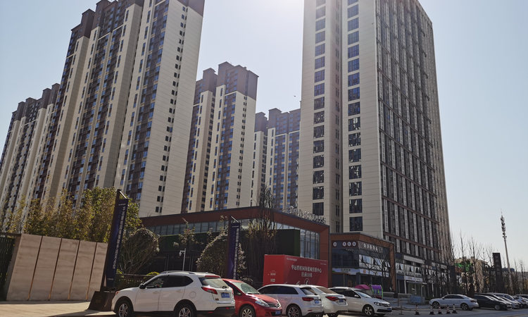 华远碧桂园·海蓝城施工进度图