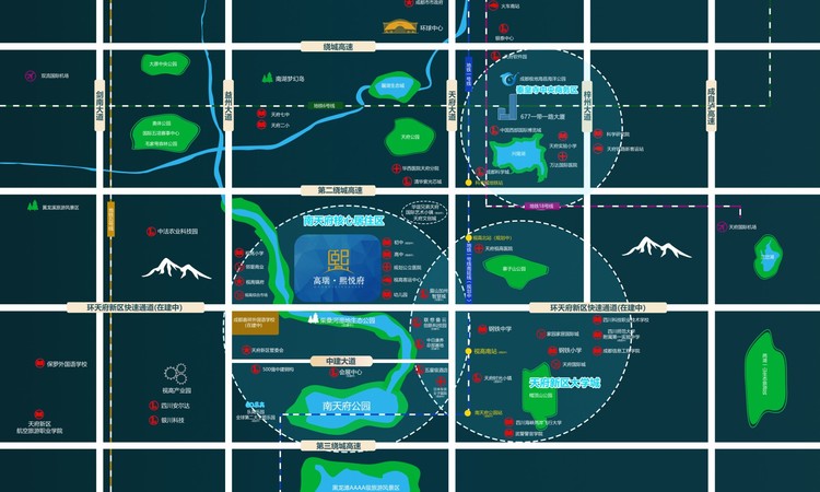 高瑞熙悦府交通图